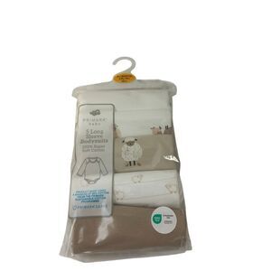 Primark baby Infant bodysuits 5 long sleeved 100 Super cotton Oeko Standard 100